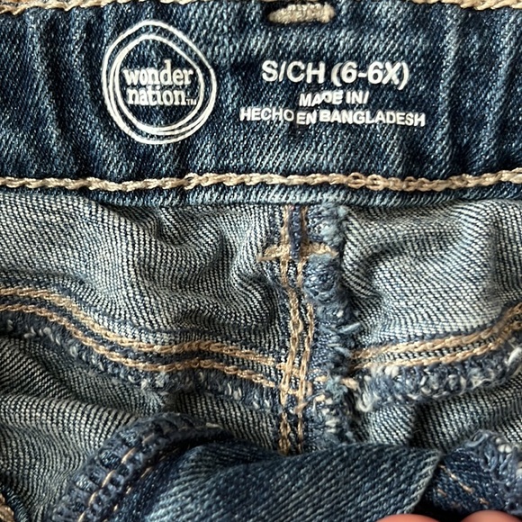 Wonder Nation - Girls Denim Skirt - Size 6-6X - Picture 3 of 5